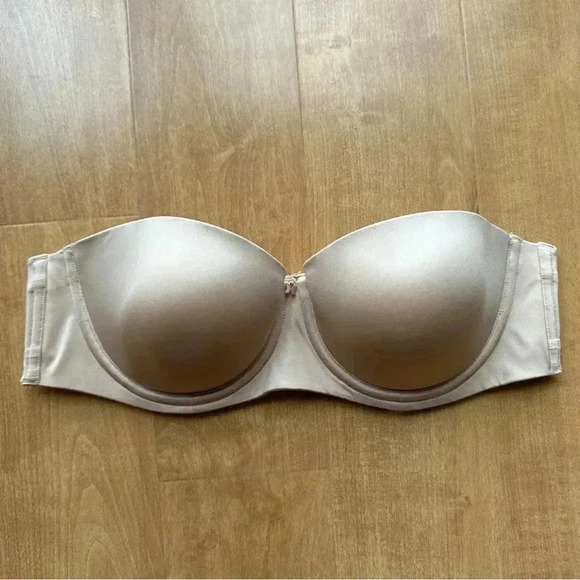 Savage x Fenty Core Microfiber Strapless Bra, Honey Nude, Size 38B - Picture 2 of 16